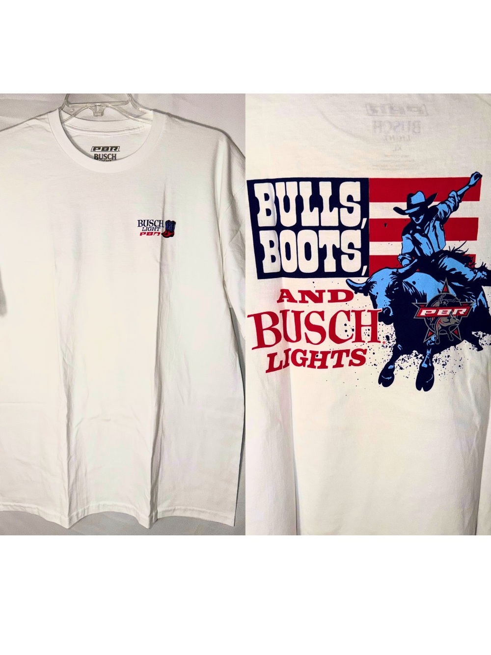 Busch Light PBR Bulls & Boots T-Shirt